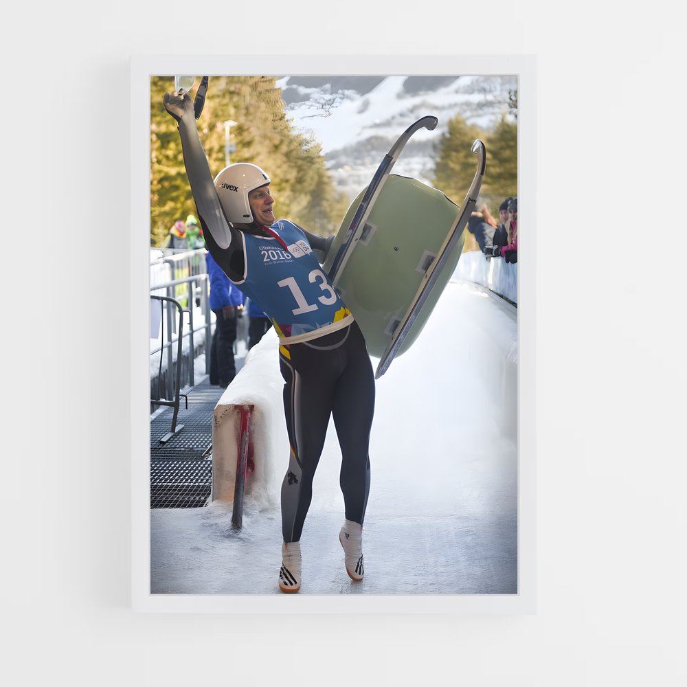 Poster Surf & Slide – affiche Luge (vue 3)